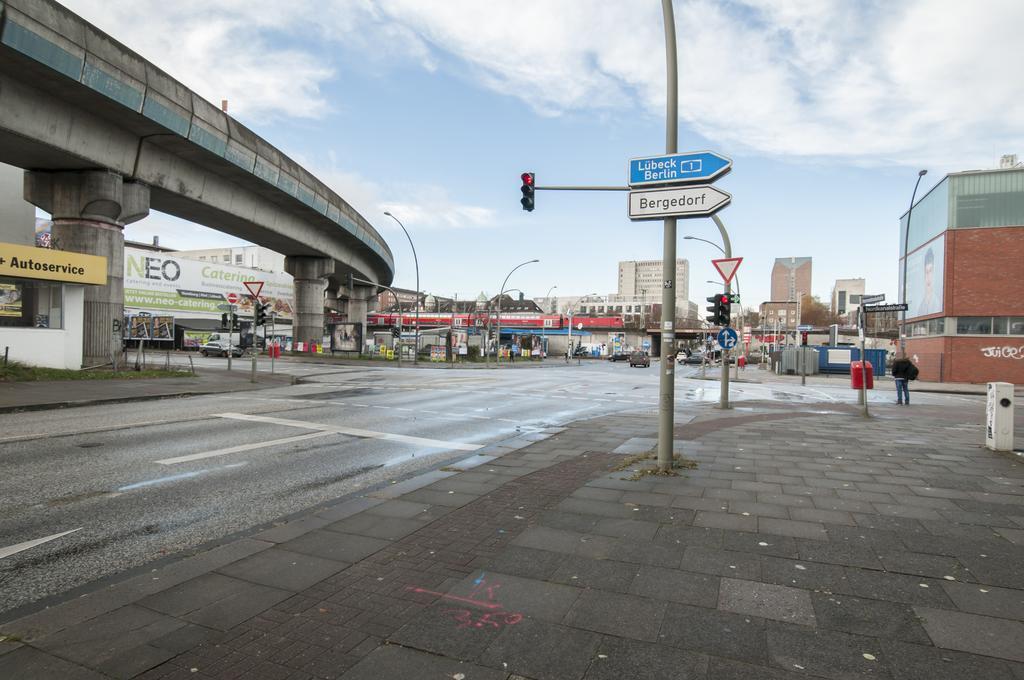 City-Appartements Nordkanalstrasse - Monteurunterkunft Hamburg-Harburg Exteriör bild